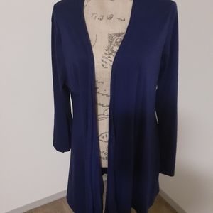 Favolook 3XL long sleeve navy cardigan